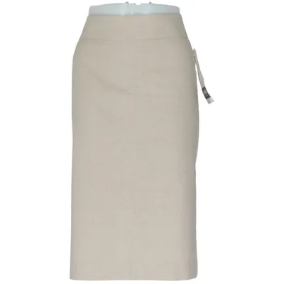 Jupe crayon (Beige) de Flare Collection Lin, Viscose
