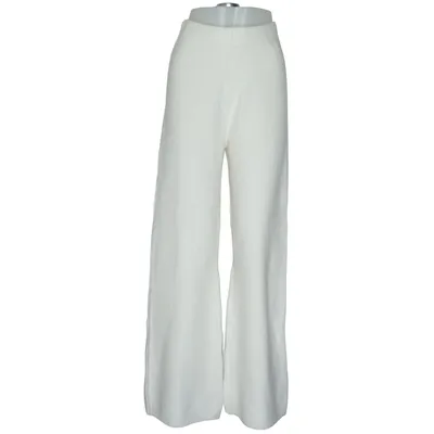 Palazzo pants (White) from About You Acrylic, Cotton, Elastane, Polyester, Wool
