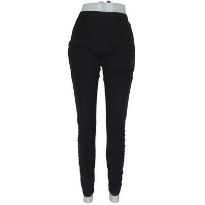 Stoffhose (Schwarz) von Plus Plus Elasthan, Polyester, Viskose, Wolle