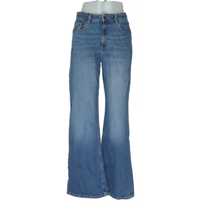Spijkerbroek (Blauw) van H&M Katoen, Elastaan