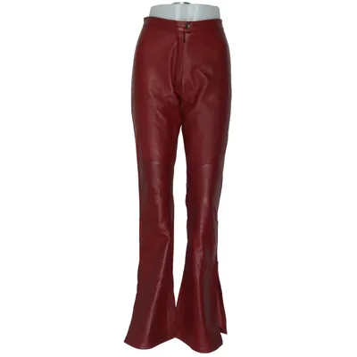 Leren broek (Rood) van Skin Valley