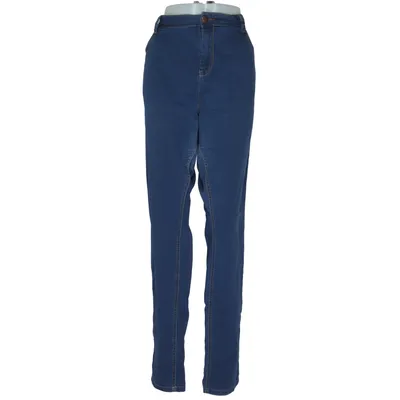 Spijkerbroek (Blauw) van Denim Identity by Zizzi Katoen, Elastaan, Polyester