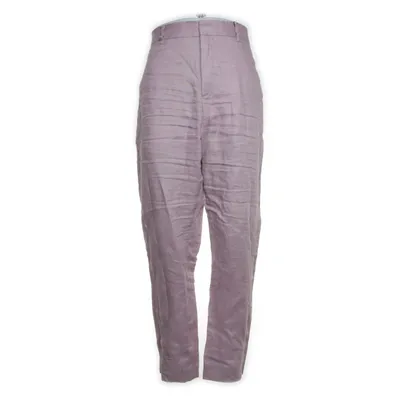 Pants (Purple) from H&M Linen, Polyester, Cotton