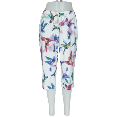 Three-quarter pants (White, Multicolored) from Rösch Cotton