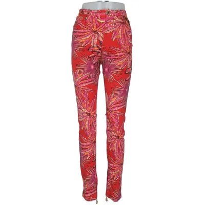 Jeans (Red, Pink, Orange) from Versace for H&M Cotton, Elastane