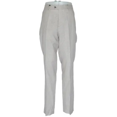 Kostuumbroek (Beige, Bruin) van Gianni Feraud Katoen, Linnen, Polyester