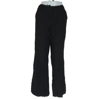 Broek (Zwart) van H&M Katoen, Linnen, Viscose
