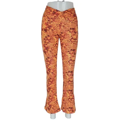 Bukser (Orange, Brun, Flerfarvet) fra Topshop Petite Elastan, Viscose
