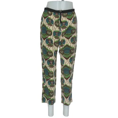 Broek (Groen, Bruin, Beige, Blauw) van Marni at H&M Zijde