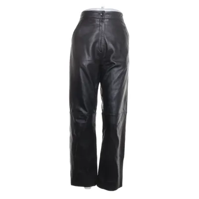 Leren broek (Zwart) van Jodhpur