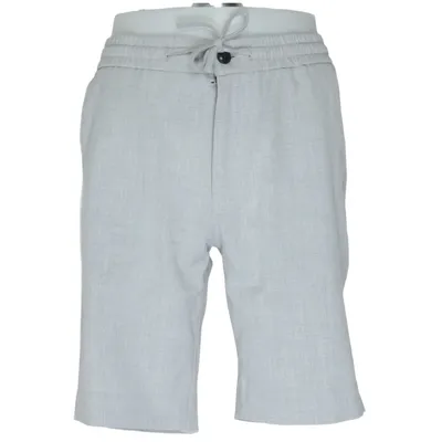 Short (Gris) de Lindbergh White Élasthane, Polyester, Viscose