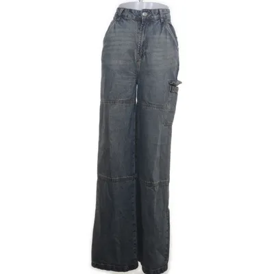 Cargobyxor (Blå) från Boohoo Bomull