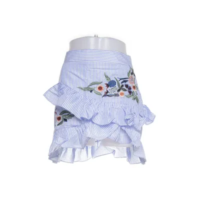 Wrap skirt (White, Blue) from BBWM Woman Polyester