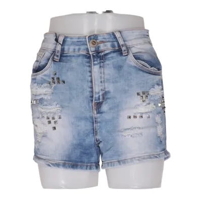 Jeansshorts (Blå) fra Miss RJ Bomuld, Elastan, Polyester