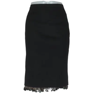 Jupe (Noir) de Mothwurf Polyester, Laine