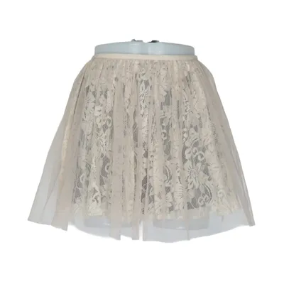 Tulle skirt (Beige) from Topshop Petite Cotton, Polyamide, Polyester