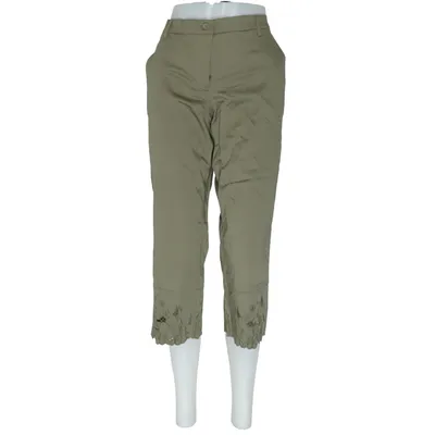 Pantacourt (Vert) de Bonprix Selection Premium Coton, Élasthane