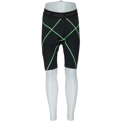 Kompressionsshorts (Svart, Grön) från Bauer Elastan, Polyester