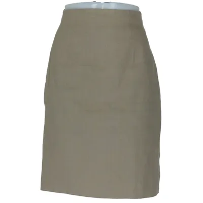 Rok (Beige) van Hirsch Katoen, Elastaan, Linnen