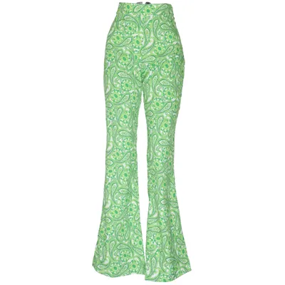 Pantalon (Vert, Blanc) de LVCILIA Polyester