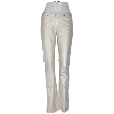 Läderbyxor (Guldfärgad) från Munthe plus Simonsen Elastan, Skinn, Polyester