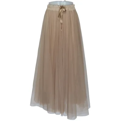 Tyllkjol (Beige) från New Collection Elastan, Viskos