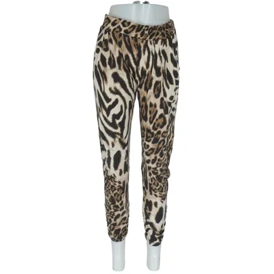 Pantalon (Marron, Noir) de Raggirl Élasthane, Polyester