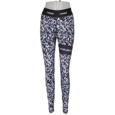 Sports tights (Gray, Black) from Stronger Elastane, Polyester