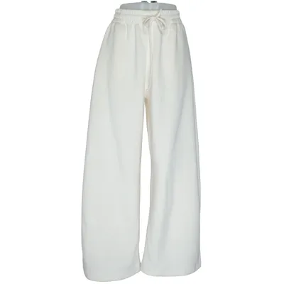 Sweatpants (Hvid) fra Lumina Elastan, Polyester, Viscose
