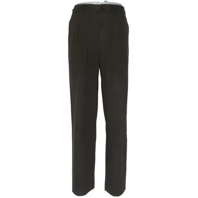Jakkesætsbukser (Grøn) fra Uniqlo Bomuld, Genanvendt polyester, Viscose