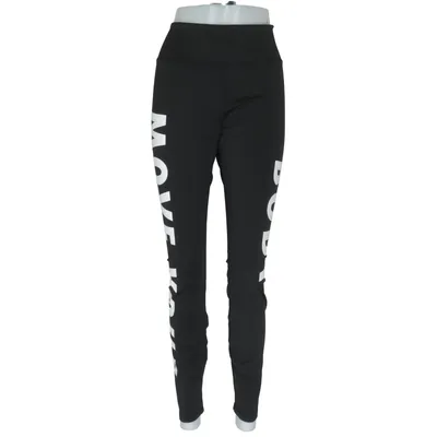 Træningsleggings (Sort, Hvid) fra Ergeenomixx Elastan, Polyester
