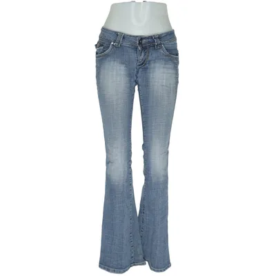 Jeans (Blue) from Miss Vivi Cotton, Polyester