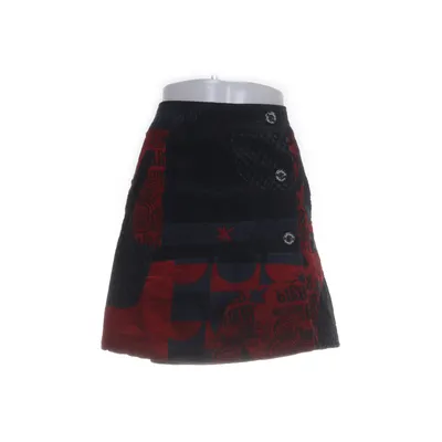 Slå om-nederdel (Sort, Rød, Flerfarvet) fra Desigual Bomuld, Polyester