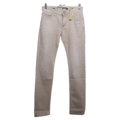 Jeans (Beige) från Alberto Ekologisk bomull, Elastan