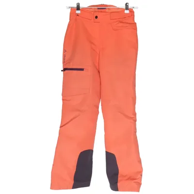 Skibroek (Oranje, Zwart) van Vaude Polyamide, Polyurethaan, Gerecycled polyester