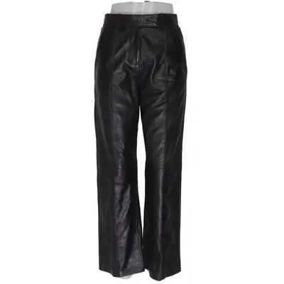 Leather pants (Black) from Stand Studio Elastane, Leather, Polyester