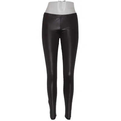 Leggings (Black) from Nissin Elastane, Polyester