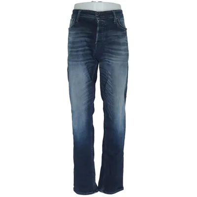 Jeans (Blå) fra Jack & Jones Jeans Intelligence Elastan, Økologisk bomuld