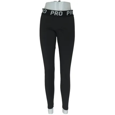 Sportleggings (Zwart) van Pro Elastaan, Polyester