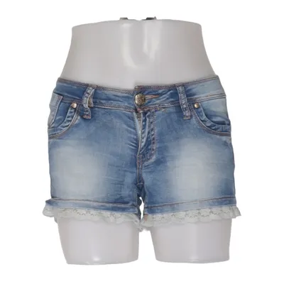 Denim shorts (Blauw) van Monday Denim Katoen, Elastaan
