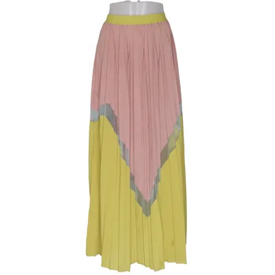 Maxi skirt (Pink, Green, Multicolored) from Delicatelove Polyester