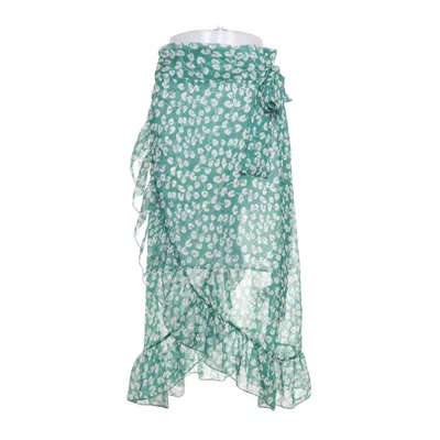 Wrap skirt (Green, White) from Peiran