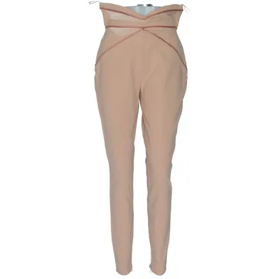 Byxor (Beige) från Elisabetta Franchi Bomull, Viskos