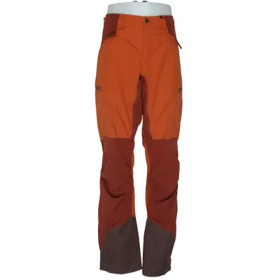 Outdoor pants (Orange, Brown) from Lundhags Elastane, Organic cotton, Polyamide, Recycled polyester