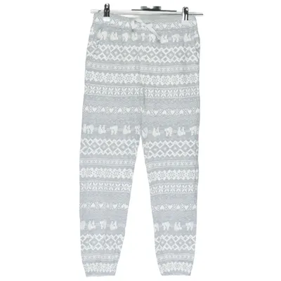 Pyjamasbyxor (Grå, Vit) från Lindex Bomull, Viskos