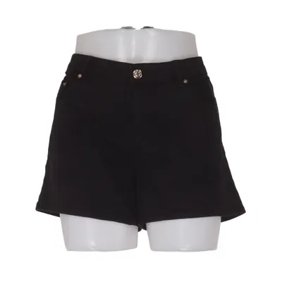 Denim shorts (Black) from Stradivarius Basics Cotton, Elastane
