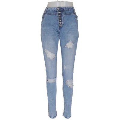 Jean (Bleu) de Laulia Denim Makers Coton, Élasthane, Polyester