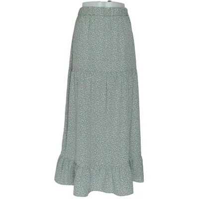 Maxi nederdel (Blå, Beige, Flerfarvet) fra Geisha Polyester