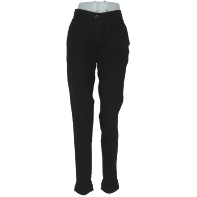 Chinos (Zwart) van H&M Katoen, Elastaan