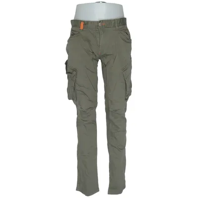 Pantalon cargo (Vert) de Gin Tonic Coton, Élasthane